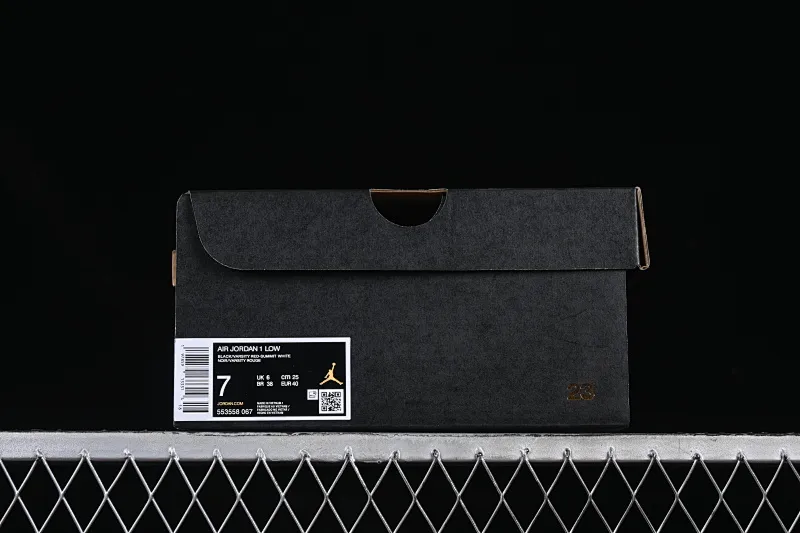 All categories Air Jordan Jordan series basketball shoes Air Jordan 1 Low G version pure original Air Jordan 1 Low AJ1 Joe 1 red and black low-top cultural casual sneakers 553558-067
